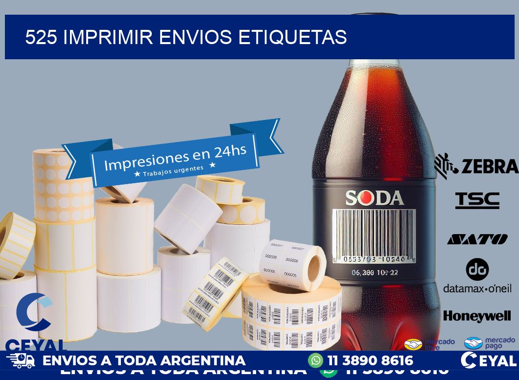 525 imprimir envios etiquetas