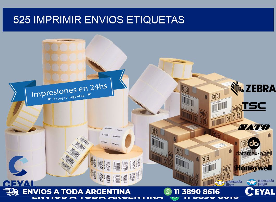 525 imprimir envios etiquetas
