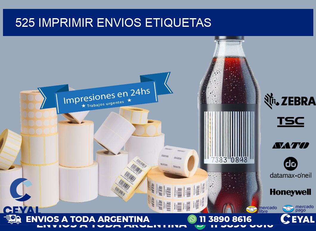 525 imprimir envios etiquetas