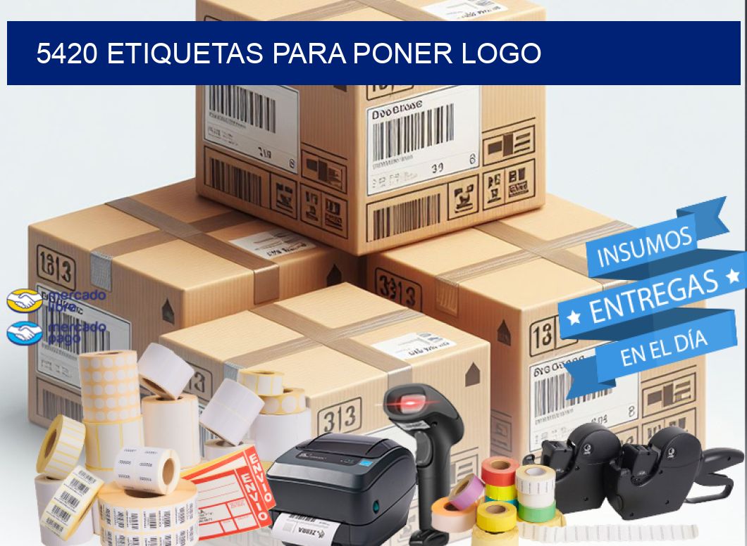 5420 ETIQUETAS PARA PONER LOGO