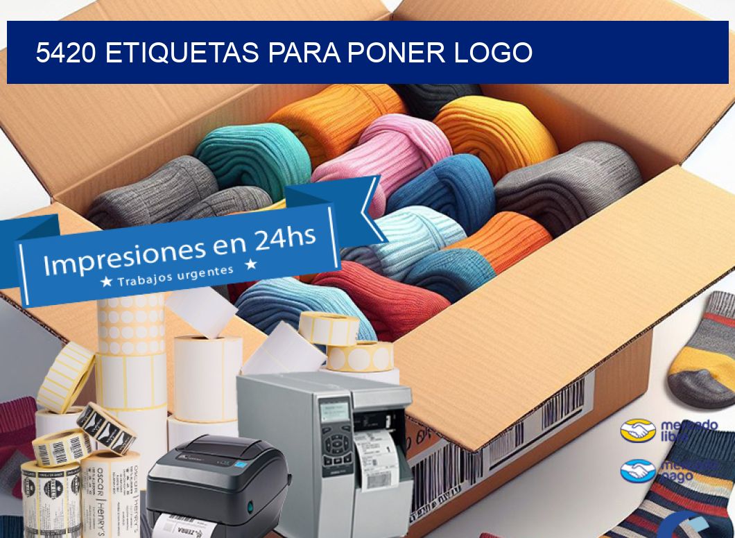 5420 ETIQUETAS PARA PONER LOGO