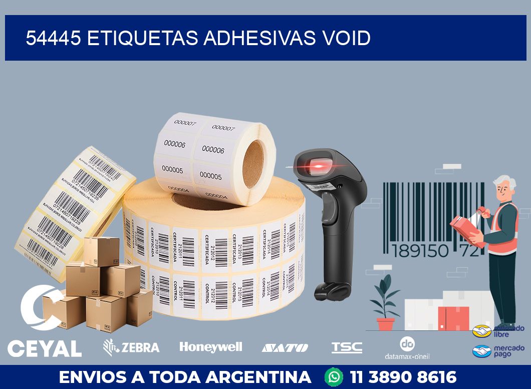 54445 ETIQUETAS ADHESIVAS VOID