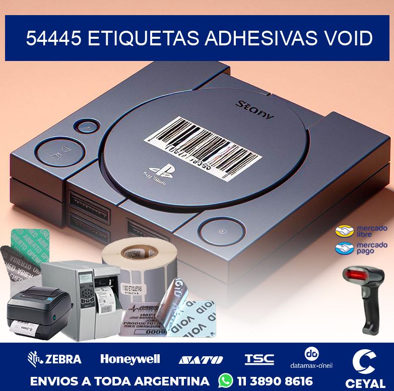 54445 ETIQUETAS ADHESIVAS VOID
