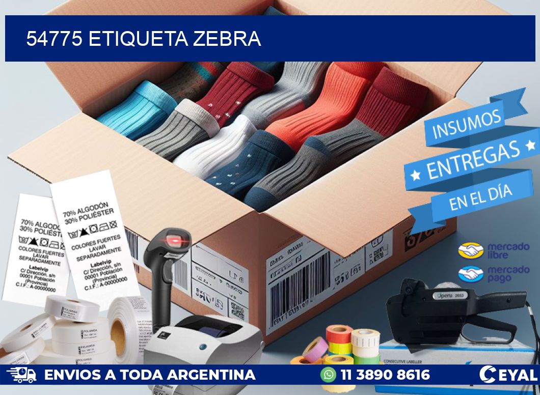 54775 ETIQUETA ZEBRA