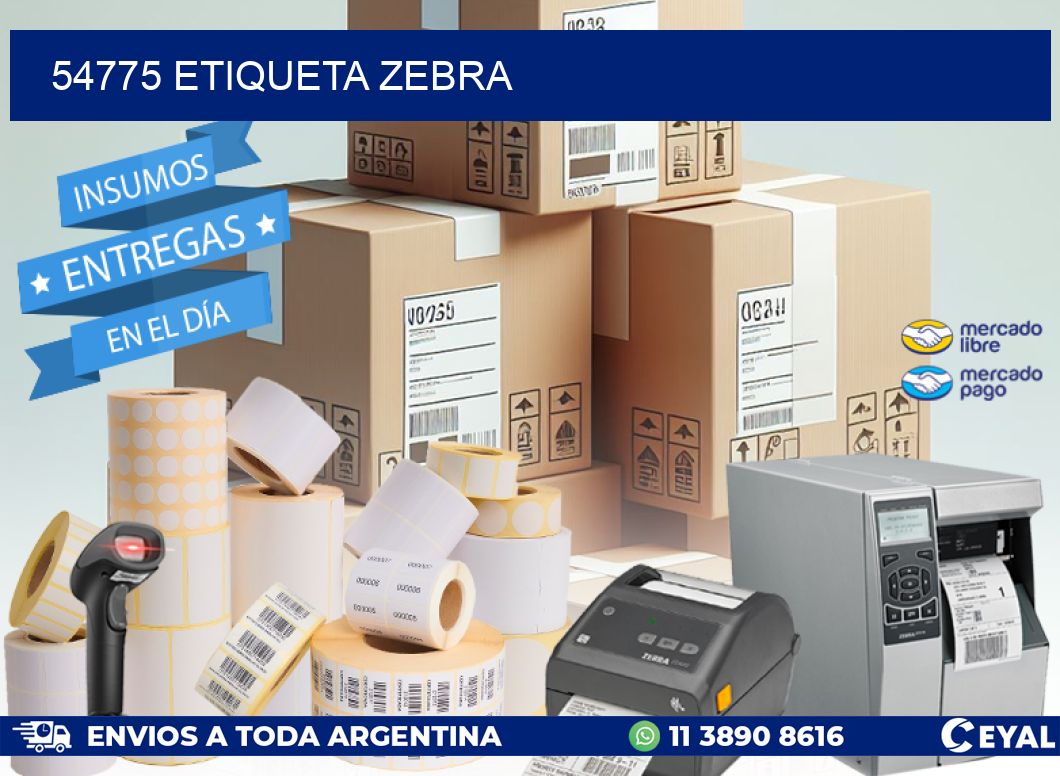 54775 ETIQUETA ZEBRA