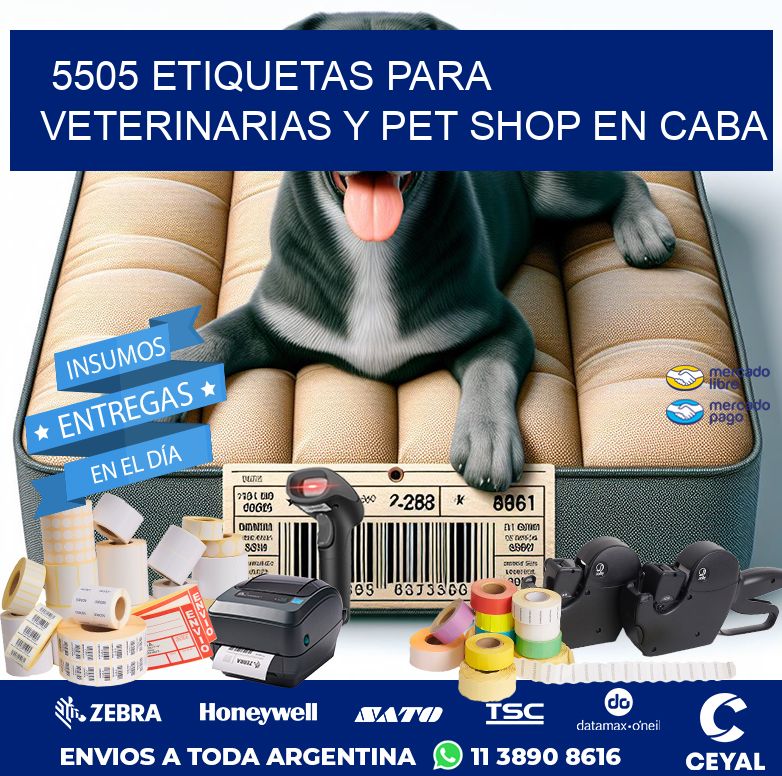 5505 ETIQUETAS PARA VETERINARIAS Y PET SHOP EN CABA
