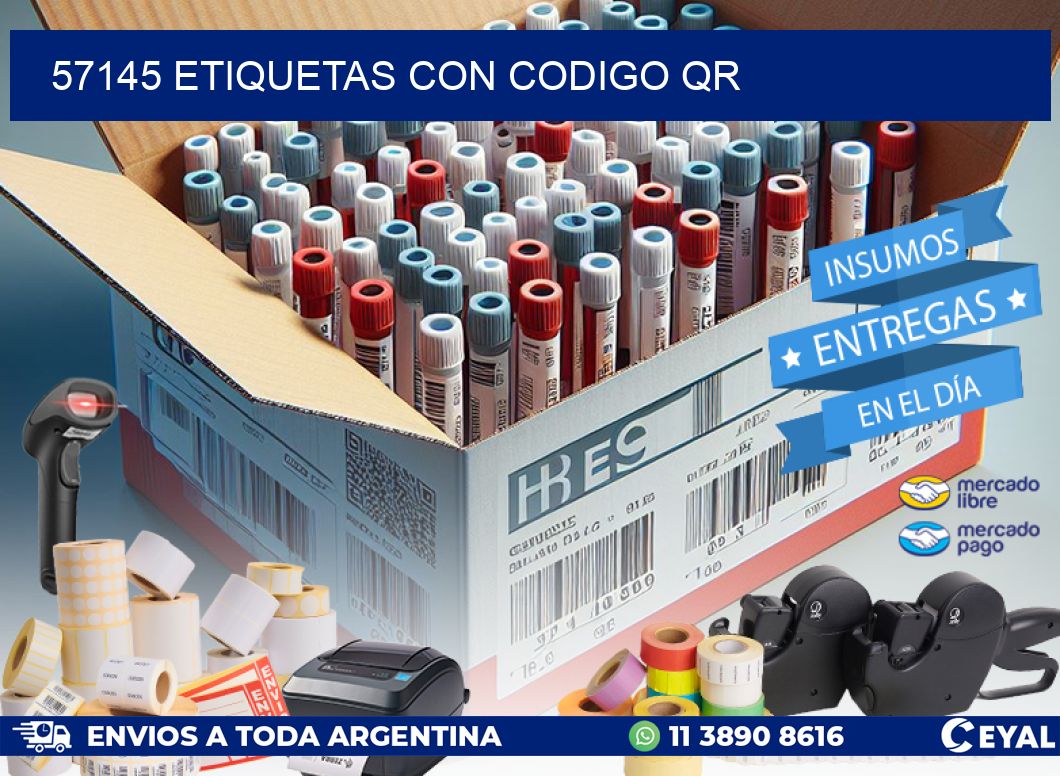 57145 ETIQUETAS CON CODIGO QR