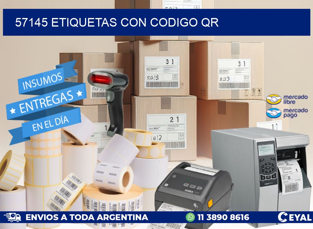 57145 ETIQUETAS CON CODIGO QR