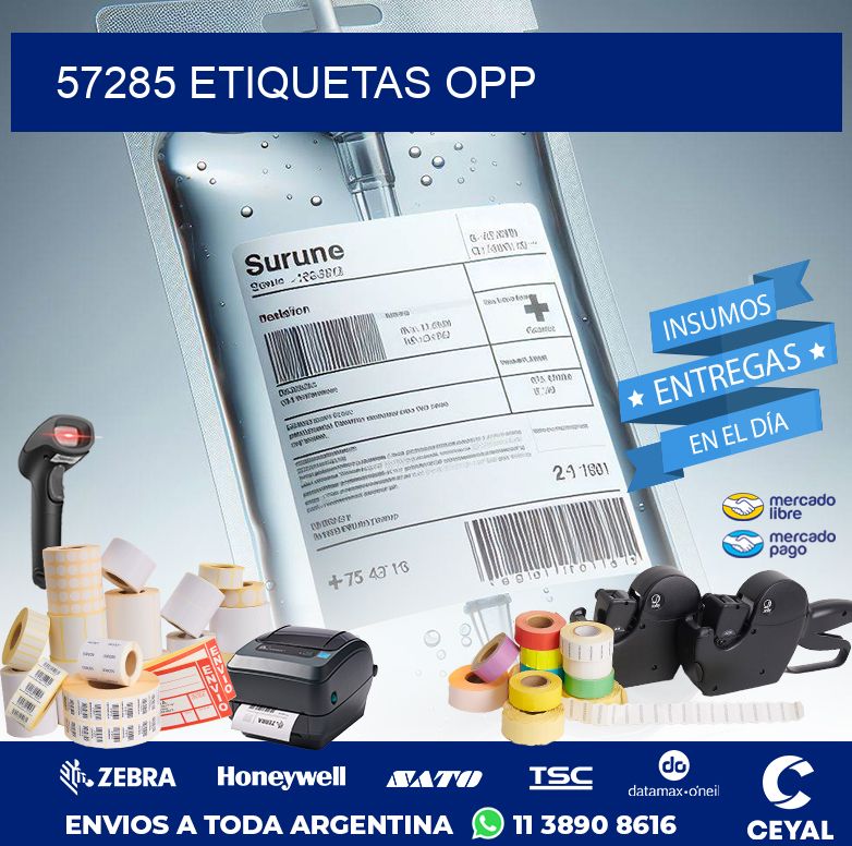 57285 ETIQUETAS OPP