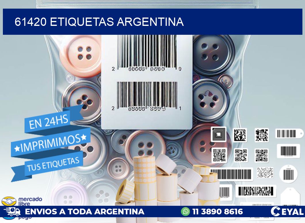 61420 ETIQUETAS ARGENTINA