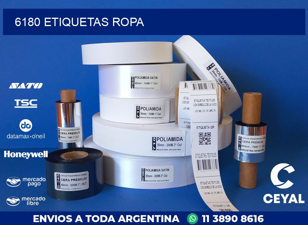 6180 ETIQUETAS ROPA