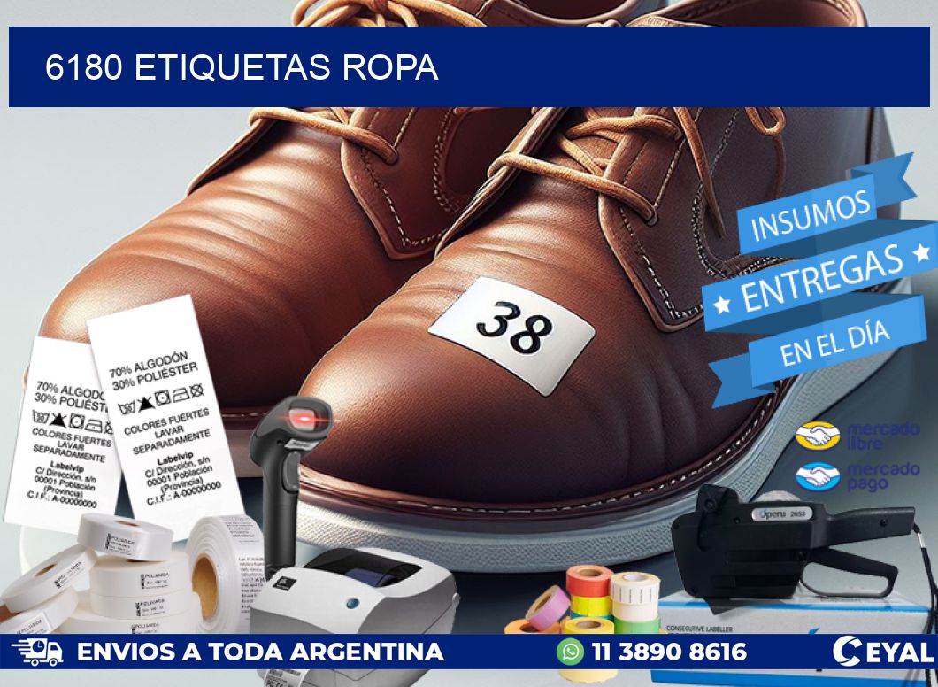 6180 ETIQUETAS ROPA