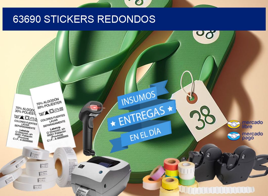 63690 STICKERS REDONDOS