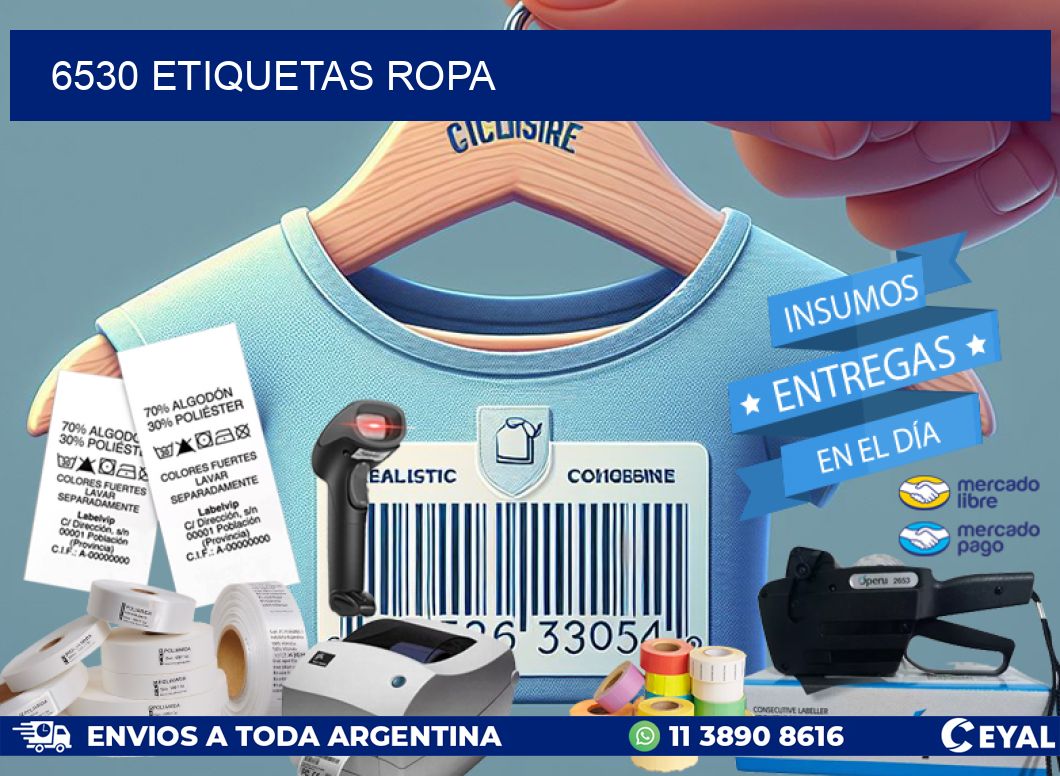 6530 ETIQUETAS ROPA