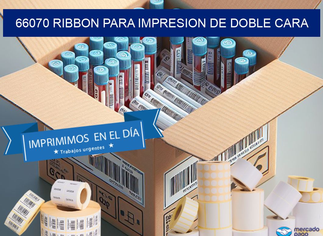 66070 RIBBON PARA IMPRESION DE DOBLE CARA
