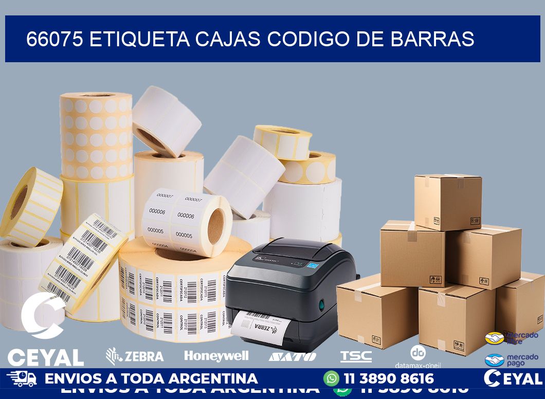 66075 etiqueta cajas codigo de barras