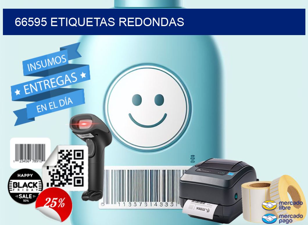 66595 ETIQUETAS REDONDAS