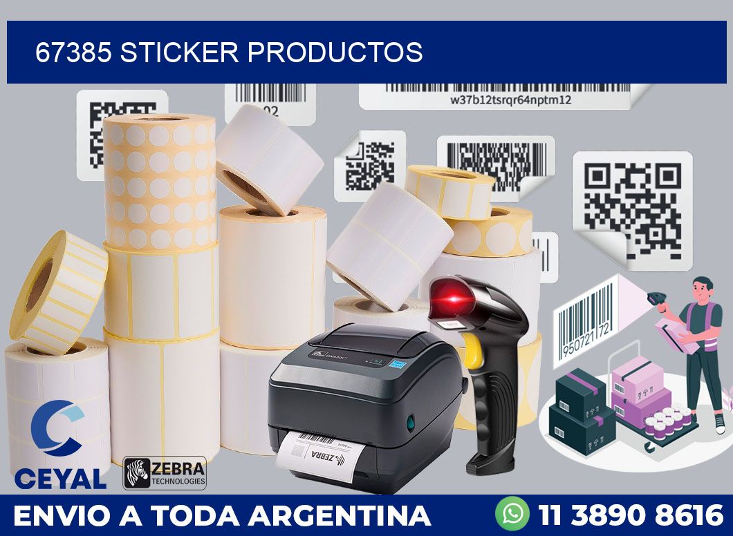 67385 Sticker productos