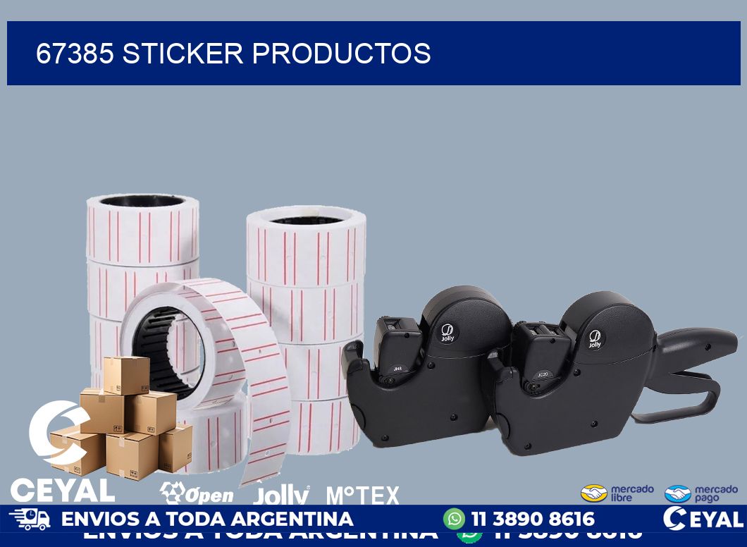67385 Sticker productos