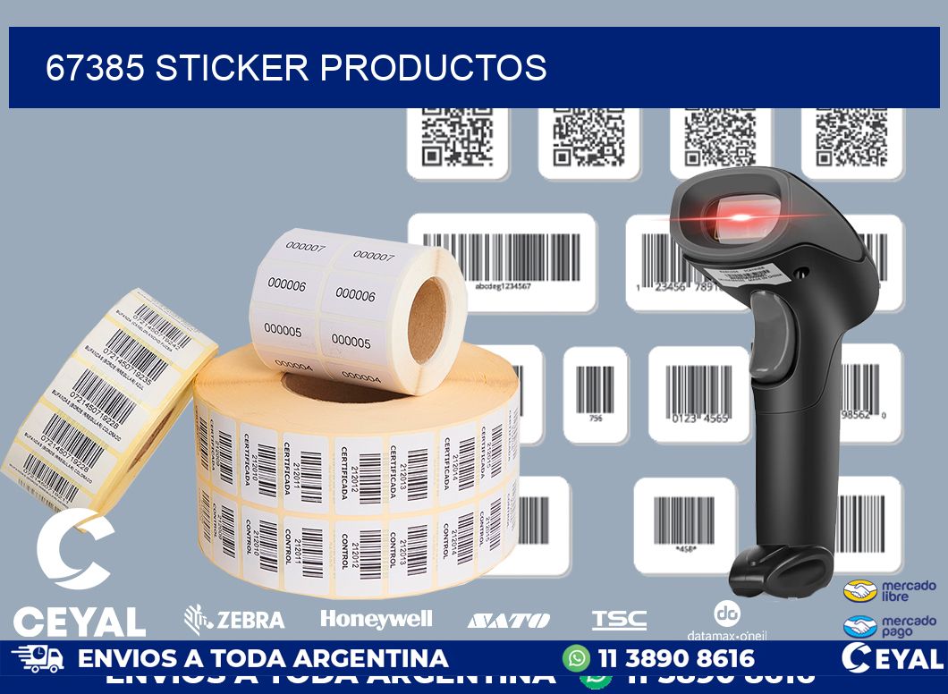 67385 Sticker productos