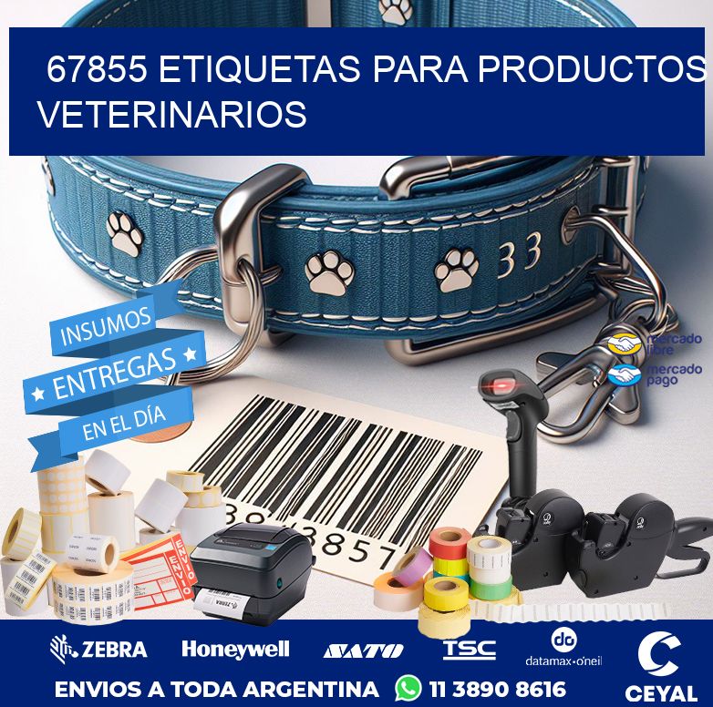 67855 ETIQUETAS PARA PRODUCTOS VETERINARIOS