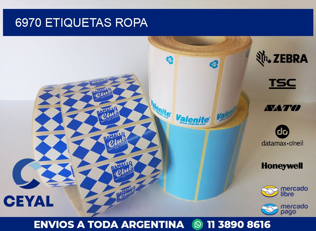 6970 ETIQUETAS ROPA