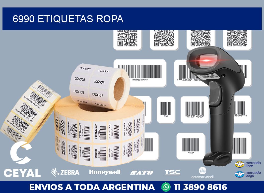6990 ETIQUETAS ROPA