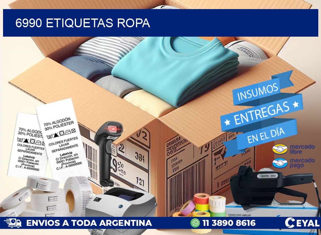 6990 ETIQUETAS ROPA