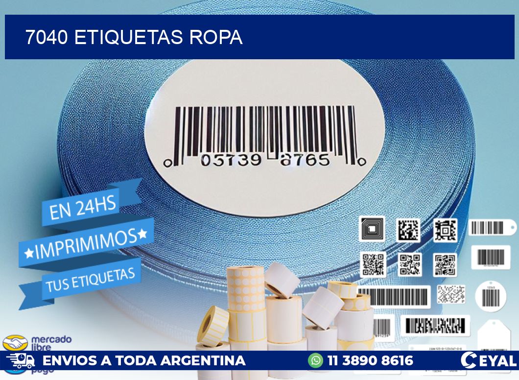 7040 ETIQUETAS ROPA