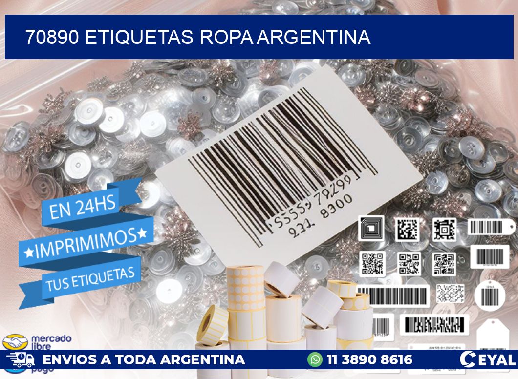 70890 ETIQUETAS ROPA ARGENTINA