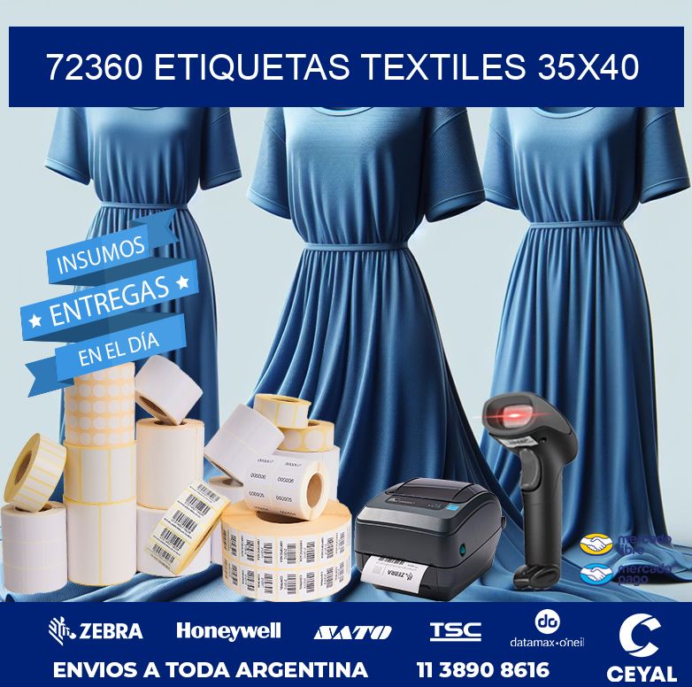 72360 ETIQUETAS TEXTILES 35X40