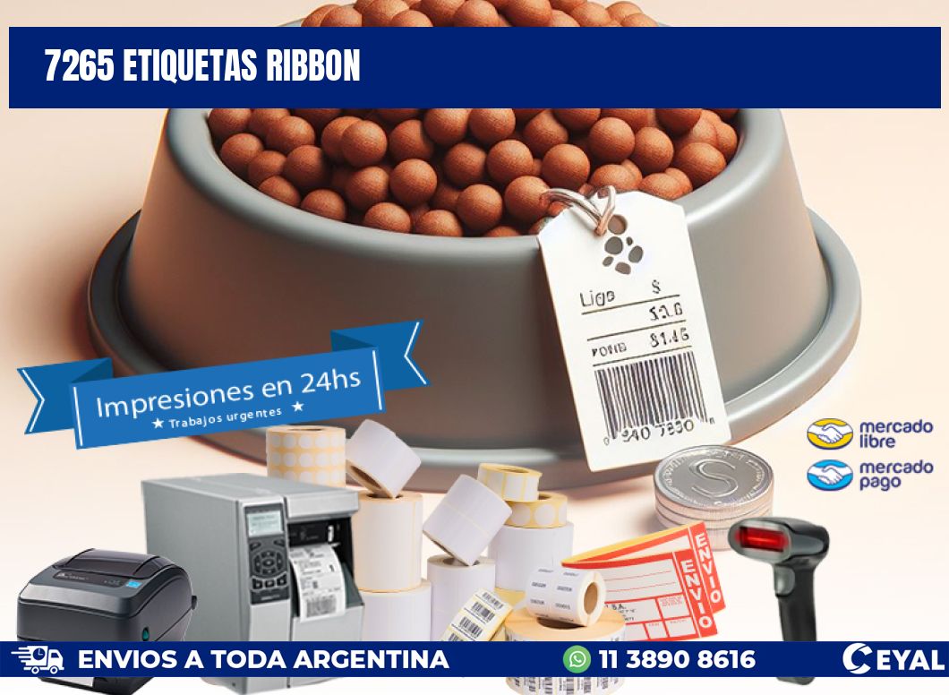 7265 ETIQUETAS RIBBON