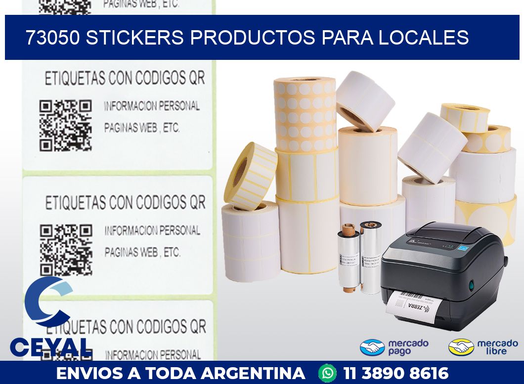 73050 STICKERS PRODUCTOS PARA LOCALES
