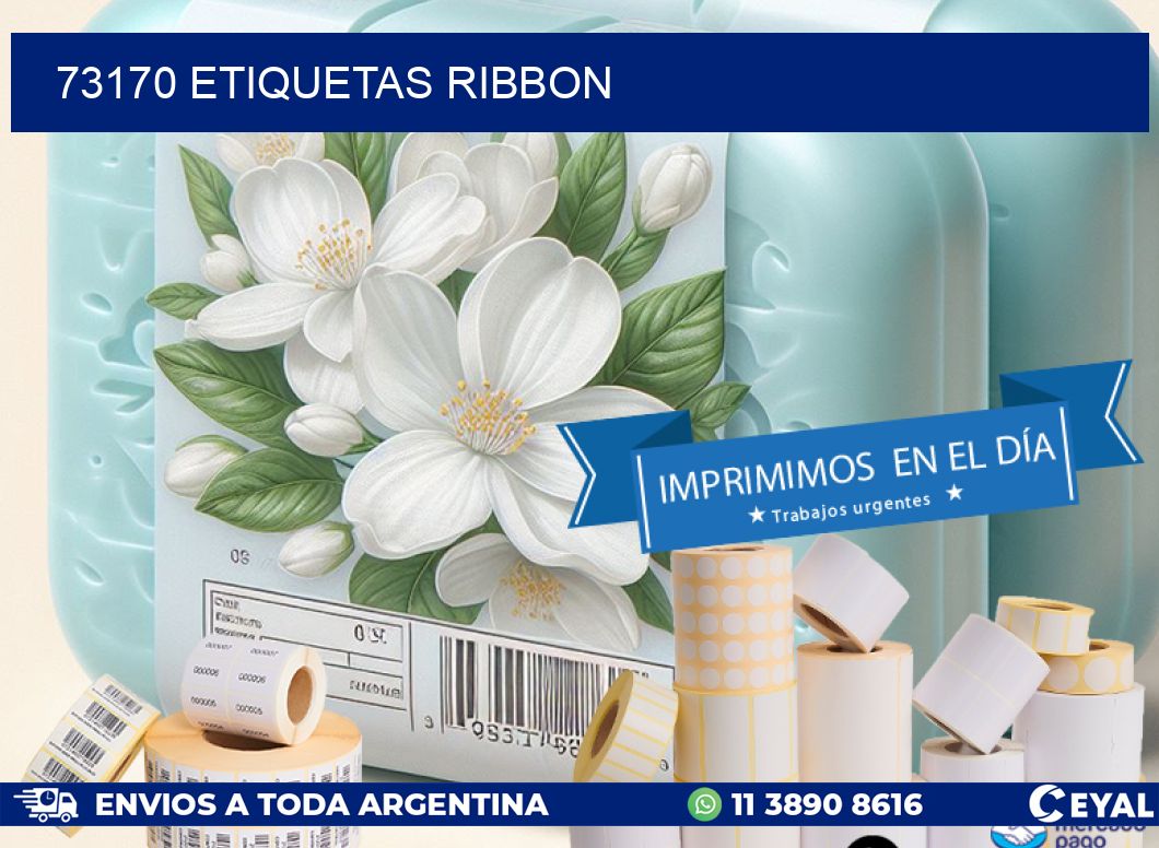 73170 ETIQUETAS RIBBON