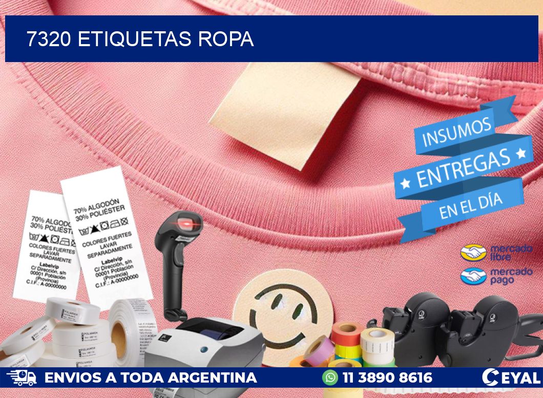 7320 ETIQUETAS ROPA