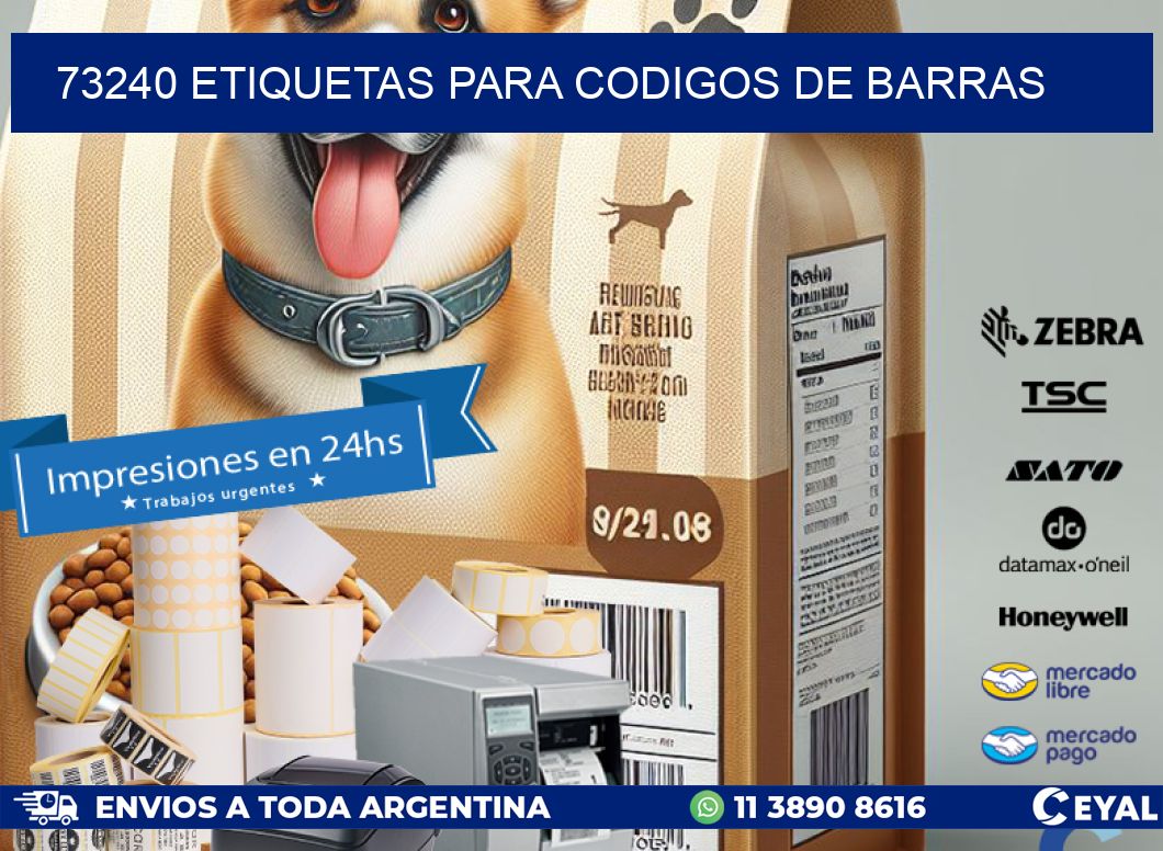 73240 ETIQUETAS PARA CODIGOS DE BARRAS