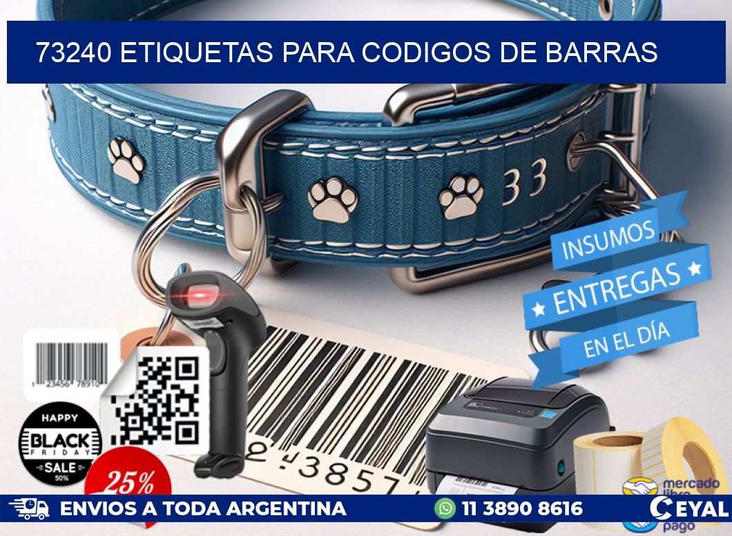 73240 ETIQUETAS PARA CODIGOS DE BARRAS