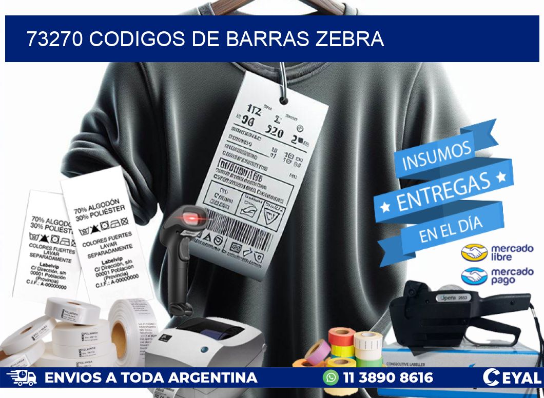 73270 codigos de barras zebra