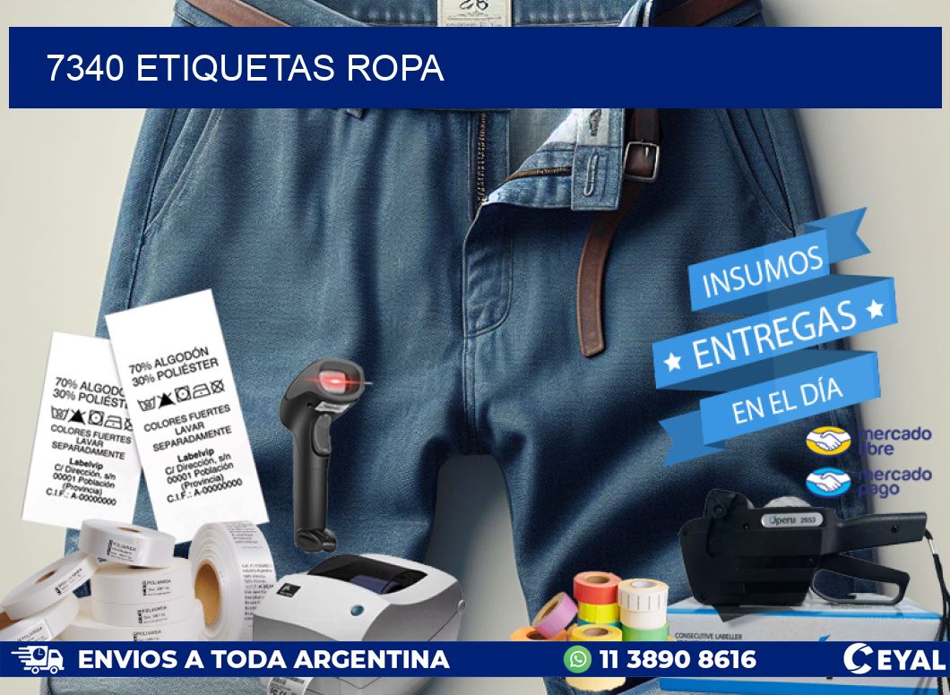 7340 ETIQUETAS ROPA