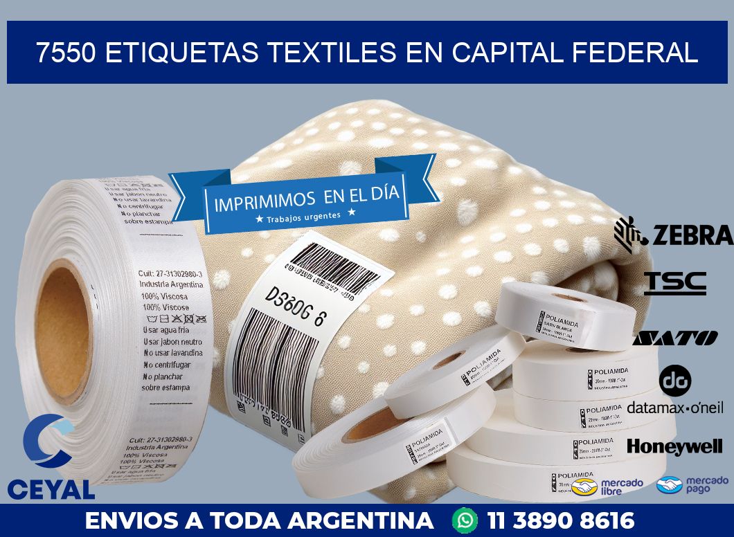 7550 ETIQUETAS TEXTILES EN CAPITAL FEDERAL