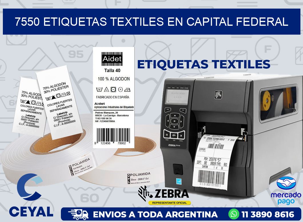 7550 ETIQUETAS TEXTILES EN CAPITAL FEDERAL