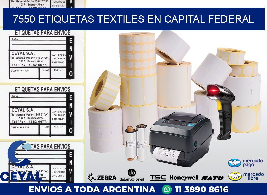 7550 ETIQUETAS TEXTILES EN CAPITAL FEDERAL