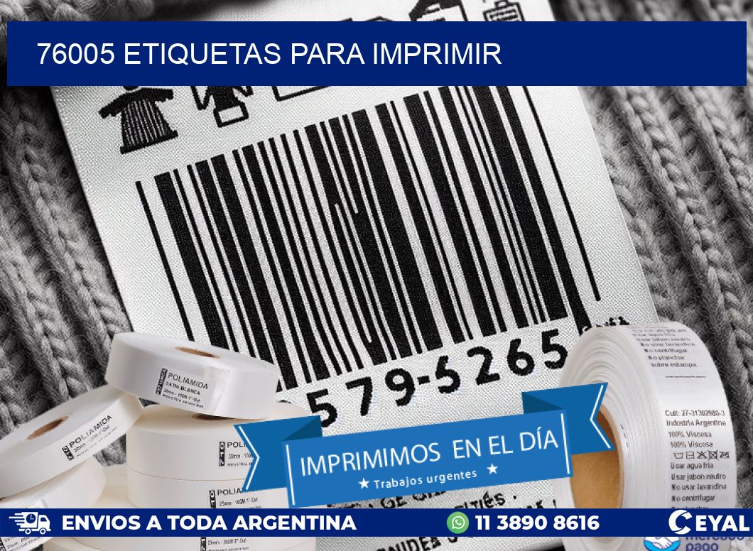 76005 etiquetas para imprimir