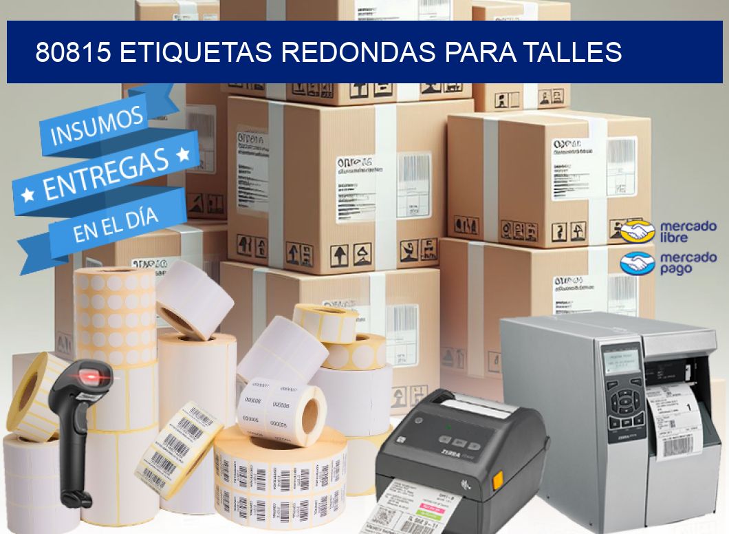 80815 ETIQUETAS REDONDAS PARA TALLES