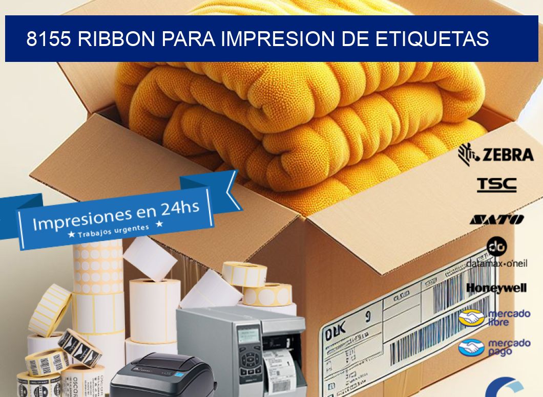 8155 RIBBON PARA IMPRESION DE ETIQUETAS