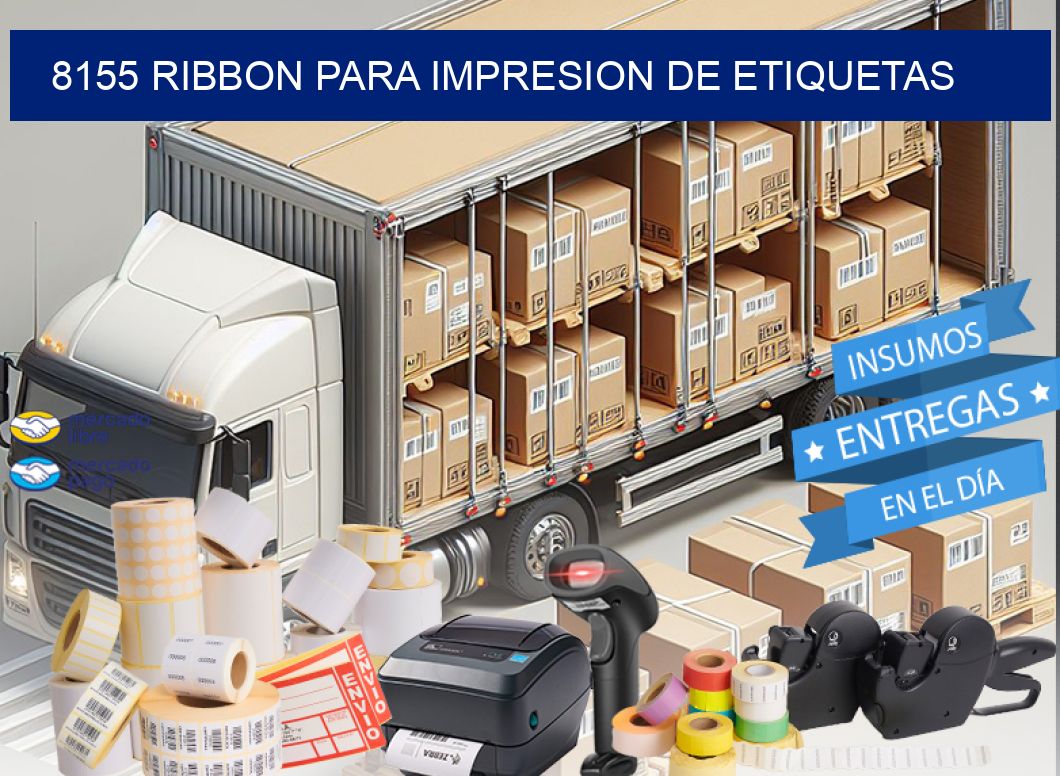 8155 RIBBON PARA IMPRESION DE ETIQUETAS