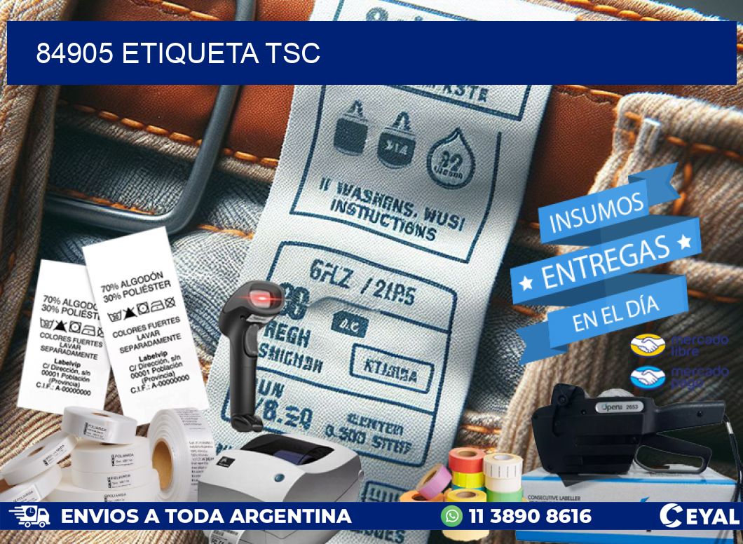 84905 etiqueta tsc