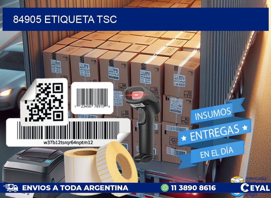 84905 etiqueta tsc