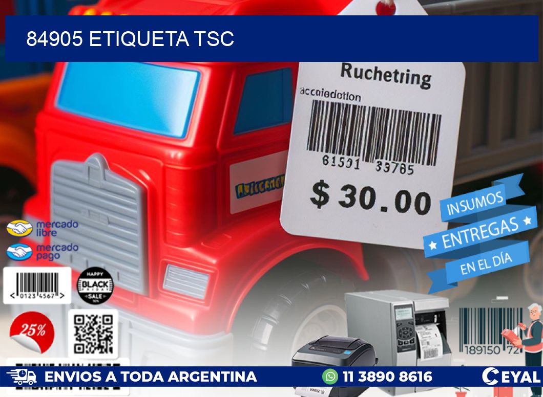 84905 etiqueta tsc