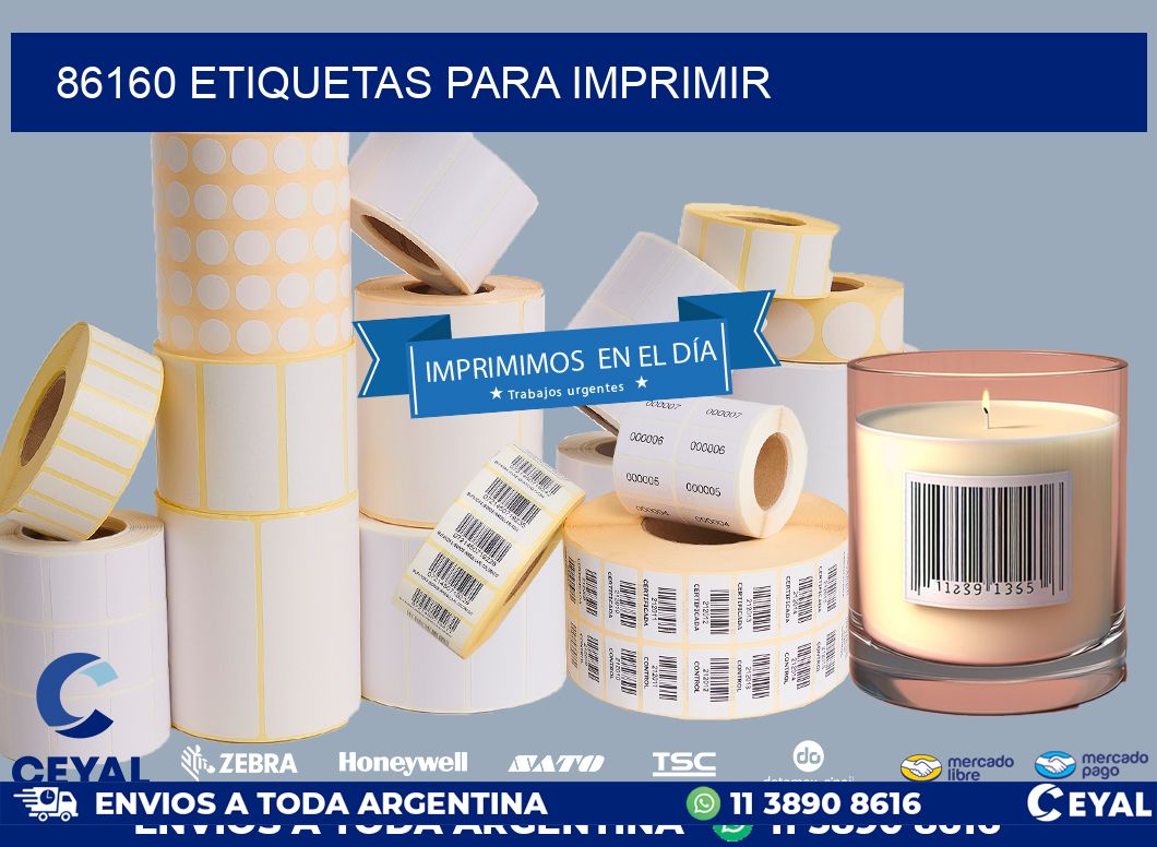86160 etiquetas para imprimir